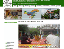 Tablet Screenshot of nirdnerc.nic.in
